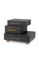 Black Oak 3-Drawer Nightstand | Eichholtz Evendale | Oroatrade.com
