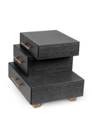 Black Oak 3-Drawer Nightstand | Eichholtz Evendale | Oroatrade.com