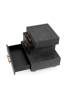 Black Oak 3-Drawer Nightstand | Eichholtz Evendale | Oroatrade.com