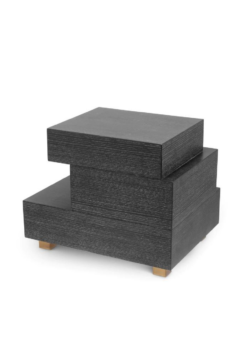 Black Oak 3-Drawer Nightstand | Eichholtz Evendale | Oroatrade.com