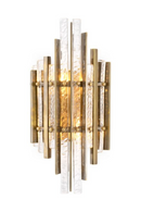 Patterned Glass Panels Wall Lamp | Eichholtz Leonora | Oroatrade.com
