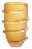 Frosted Yellow Glass Vase | Eichholtz Eliano | Oroatrade.com