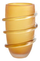 Frosted Yellow Glass Vase | Eichholtz Eliano | Oroatrade.com