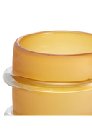 Frosted Yellow Glass Vase | Eichholtz Eliano | Oroatrade.com