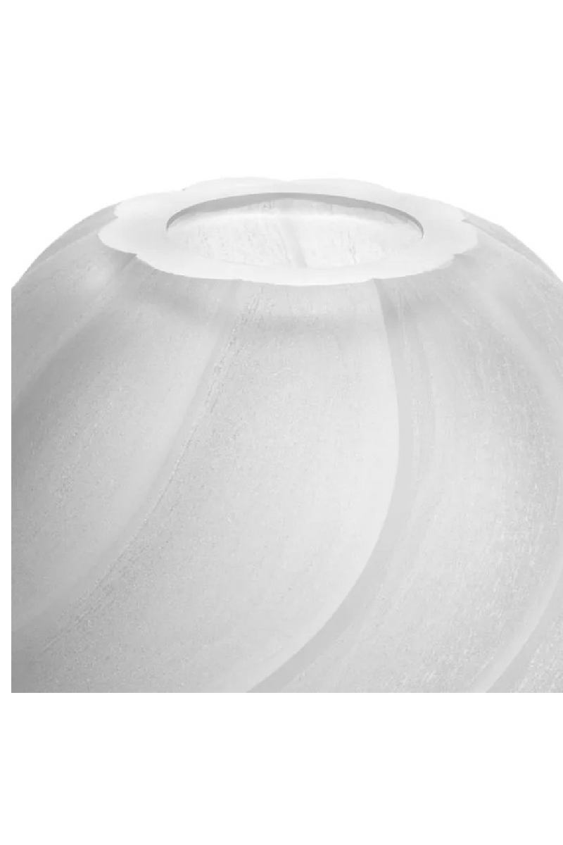 Frosted White Vase | Eichholtz Sicilia | Oroatrade.com