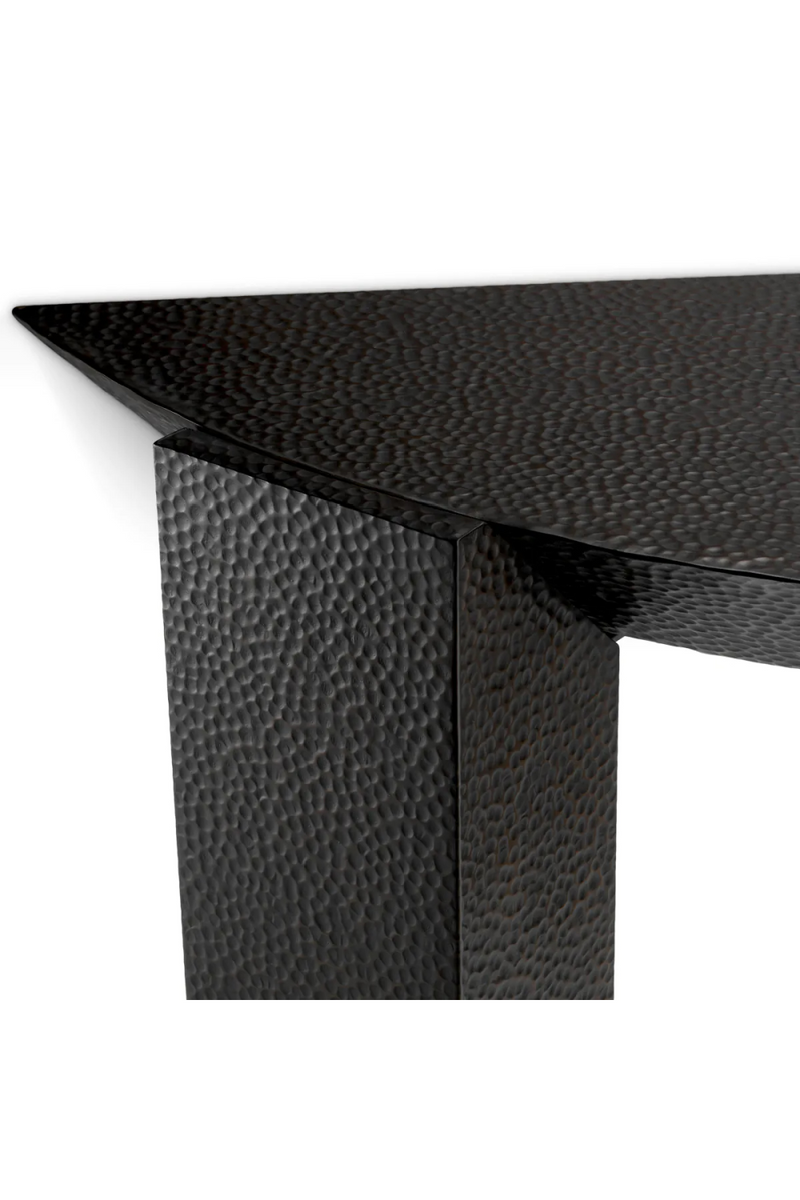 Hammered Bronze Console Table | Eichholtz Oscuro | Oroatrade.com
