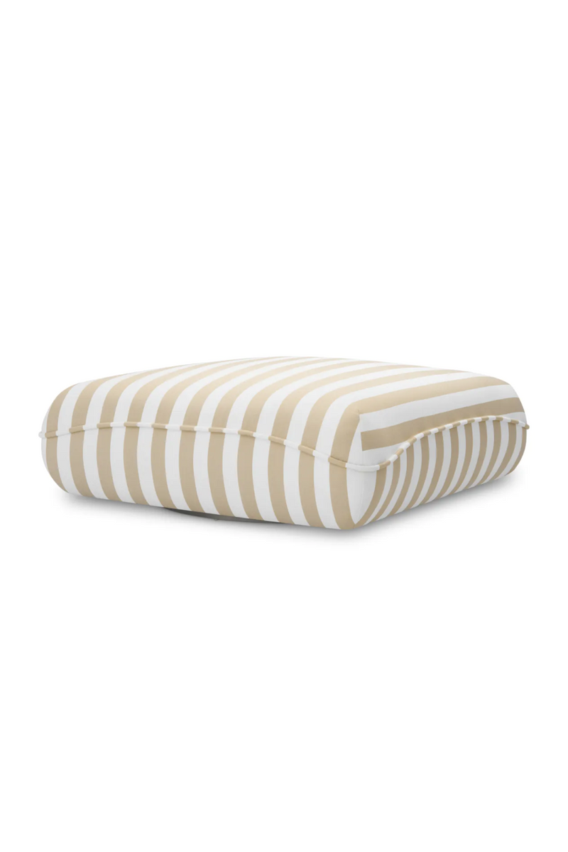 Beige Stripes Outdoor Pouf | Eichholtz Relax | Oroatrade.com