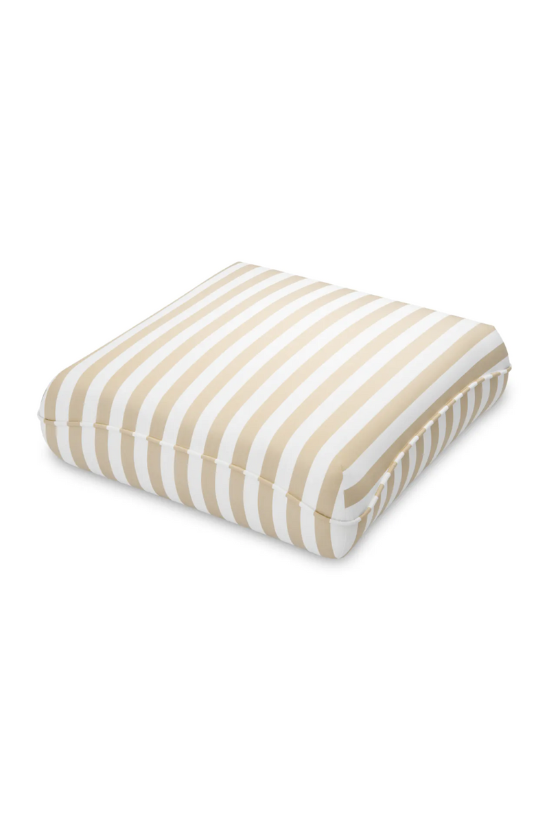 Beige Stripes Outdoor Pouf | Eichholtz Relax | Oroatrade.com