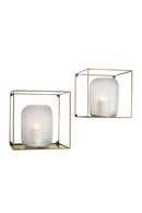 Vintage Brass Square Wall Racks (2) | Eichholtz Deco | Oroatrade.com