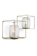 Vintage Brass Square Wall Racks (2) | Eichholtz Deco | Oroatrade.com