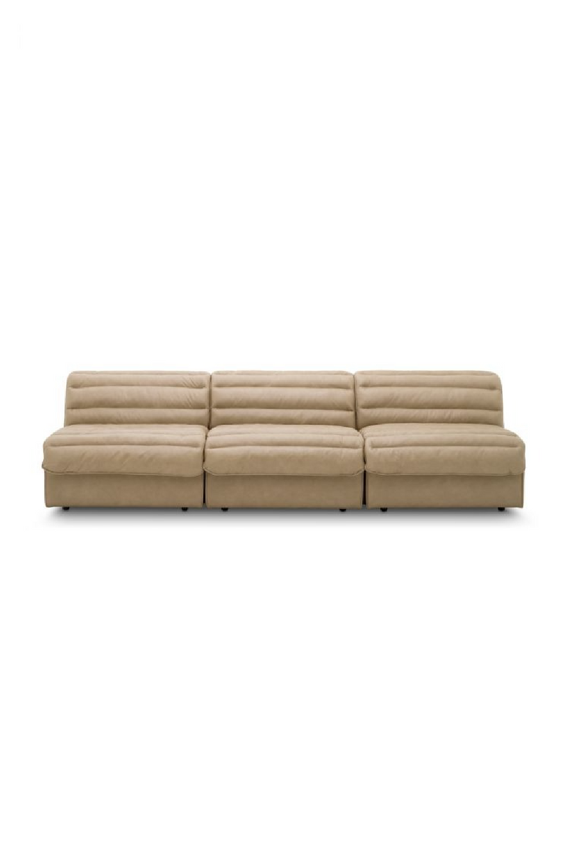 Taupe Leather Modular Sofa | Eichholtz Dunemore | Oroatrade.com