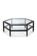 Black Hexagonal Coffee Table | Eichholtz Cornelius | Oroatrade.com