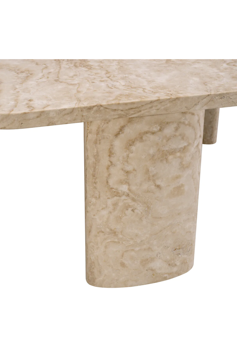 Hexagonal Travertine Coffee Table | Eichholtz Zenitho | Oroatrade.com
