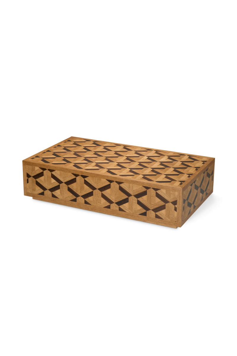 Oak Veneer Inlay Coffee Table | Eichholtz Rubicon | Oroatrade.com