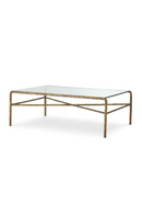 Vintage Brass Framed Coffee Table | Eichholtz Xandria | Oroatrade.com