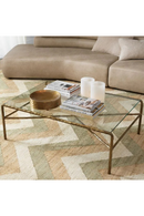 Vintage Brass Framed Coffee Table | Eichholtz Xandria | Oroatrade.com