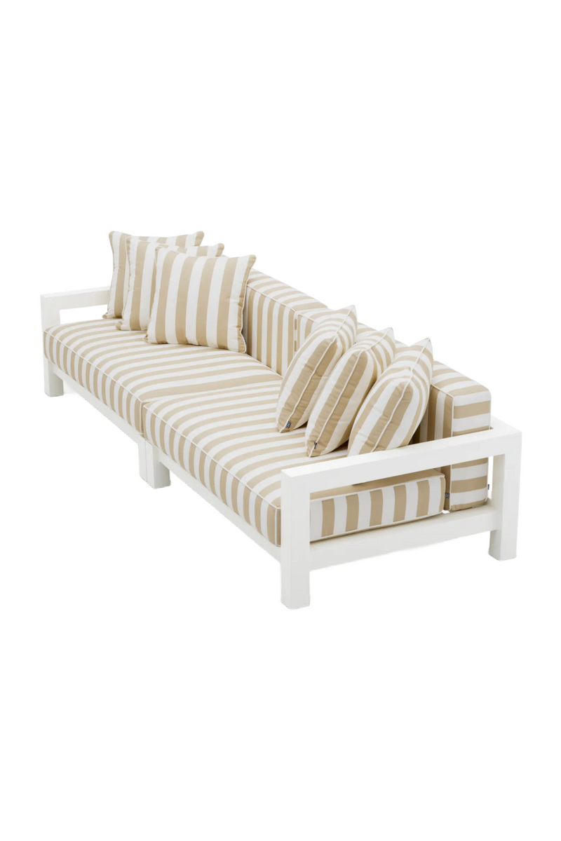 Beige Stripes Outdoor Sofa | Eichholtz Cap-Antibes | Oroatrade.com