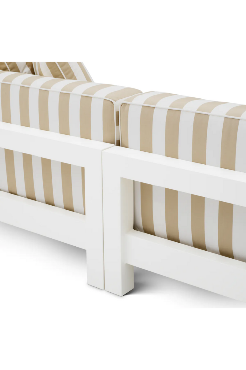 Beige Stripes Outdoor Sofa | Eichholtz Cap-Antibes | Oroatrade.com