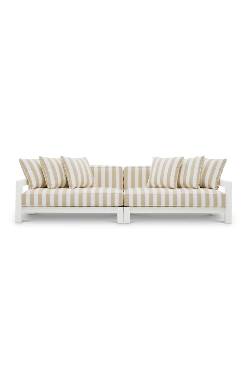 Beige Stripes Outdoor Sofa | Eichholtz Cap-Antibes | Oroatrade.com