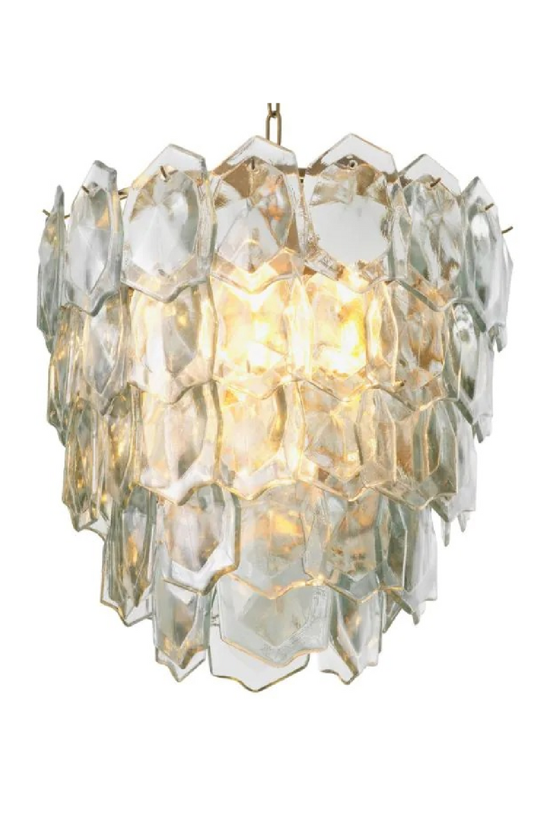 Handmade Glass Tiered Chandelier | Eichholtz Elias | Oroatrade.com