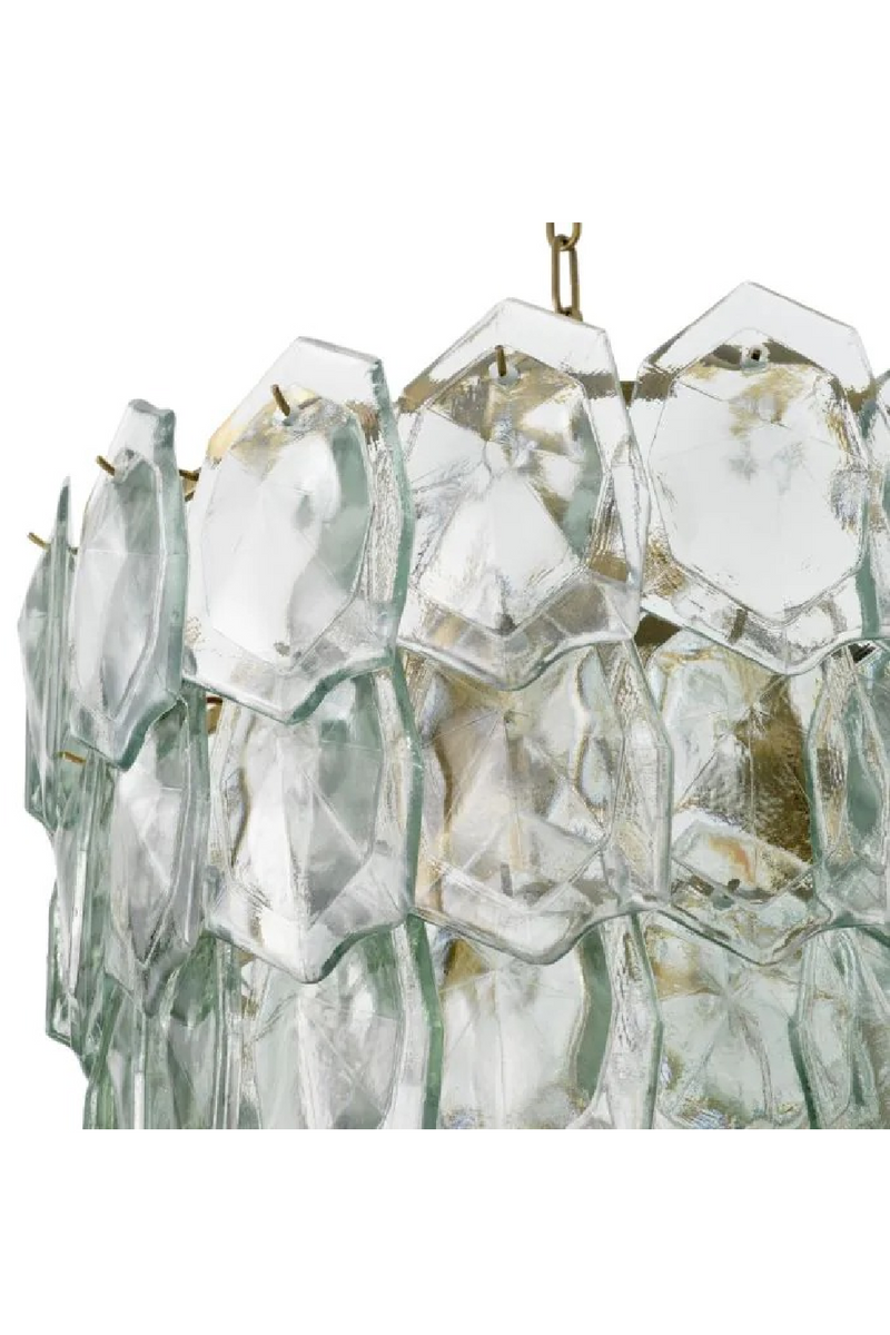 Handmade Glass Tiered Chandelier | Eichholtz Elias | Oroatrade.com