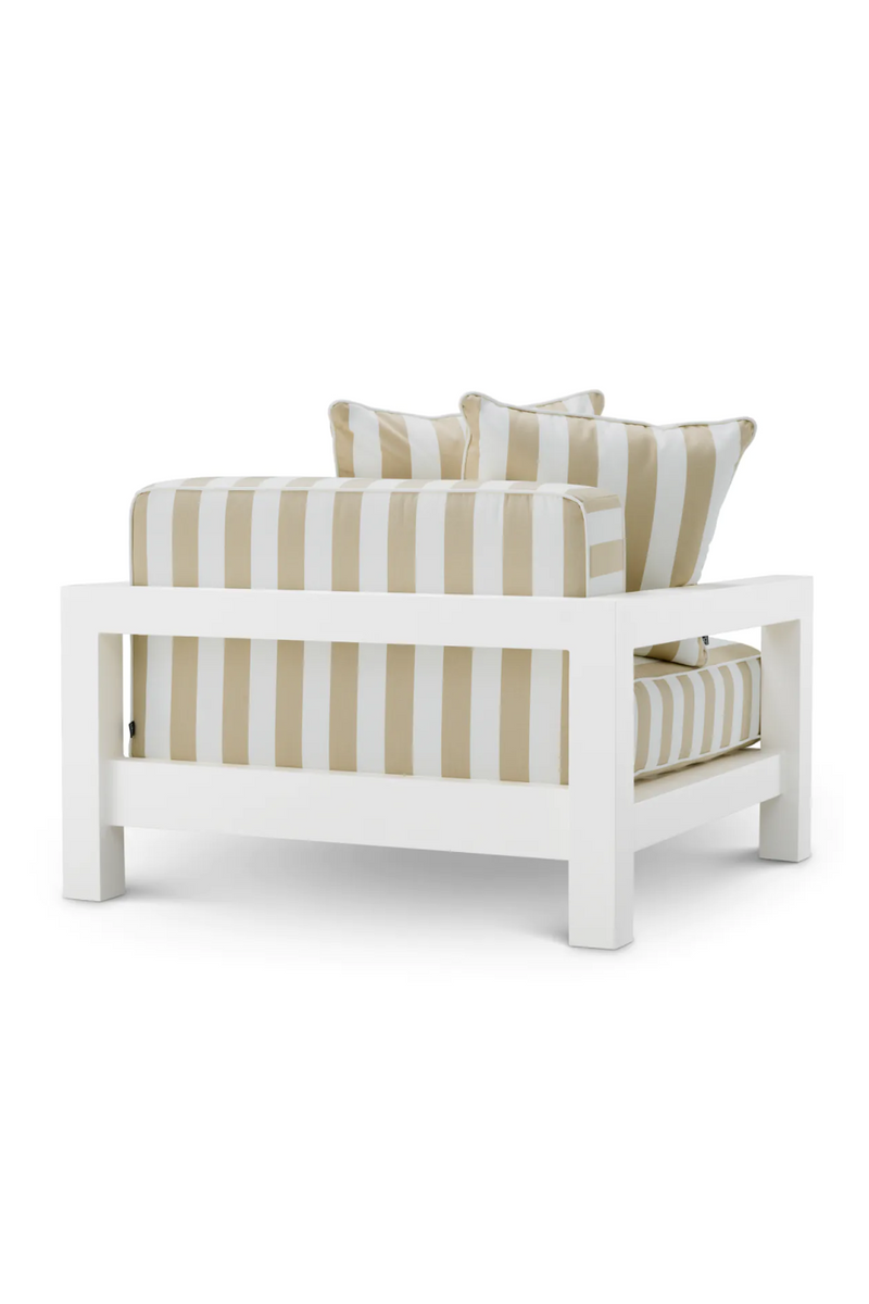 Beige Stripes Outdoor Lounge Chair | Eichholtz Cap-Antibes | Oroatrade.com