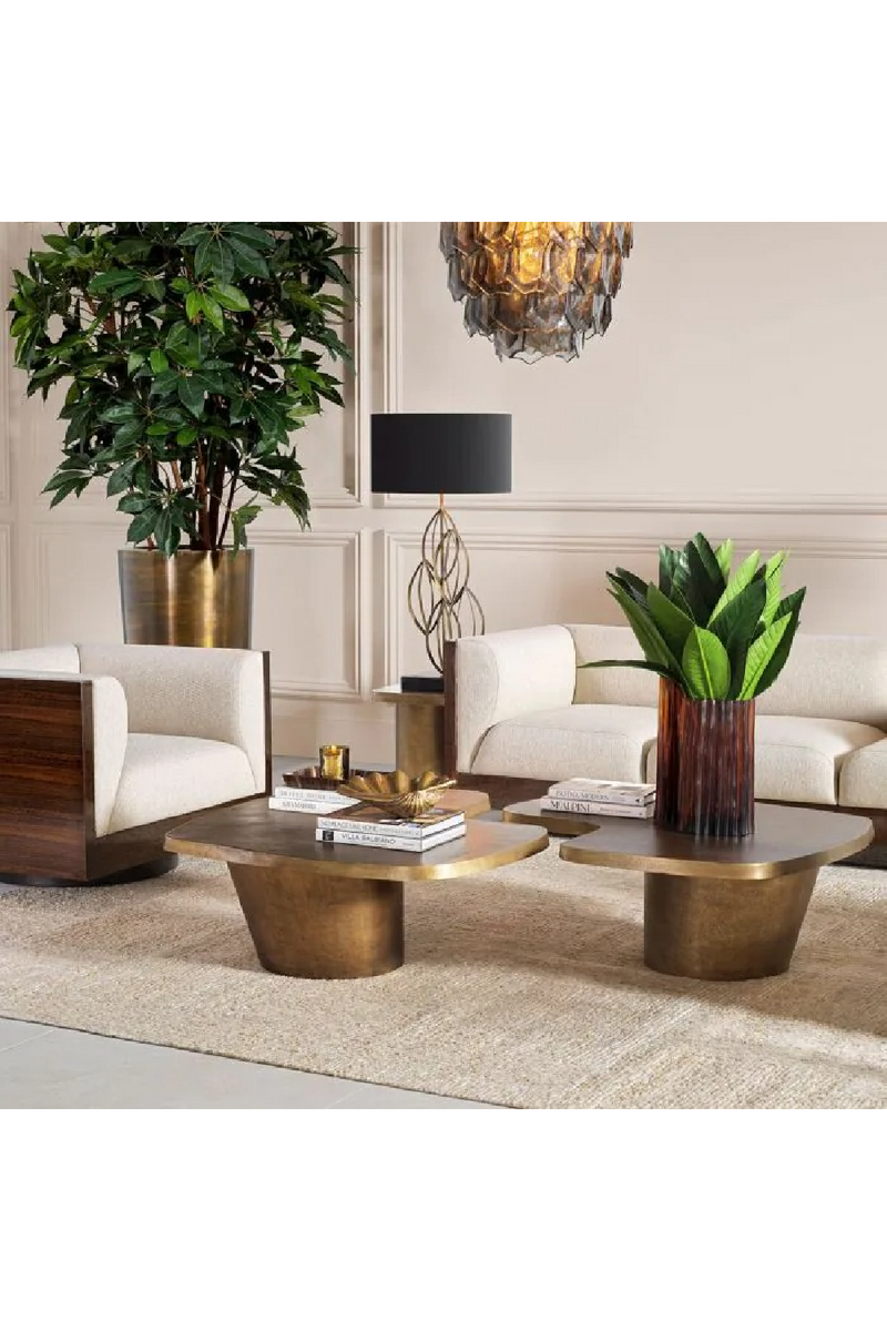 Vintage Brass Coffee Table Set (2) | Eichholtz Pierro | Oroatrade.com