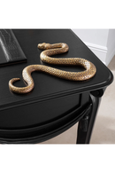 Vintage Brass Carved Object | Eichholtz Serpent | Oroatrade.com