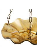 Wavy Vintage Brass Chandelier | Eichholtz Aurelia | Oroatrade.com