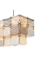 Handmade Glass Rectangular Chandelier | Eichholtz Laurent | Oroatrade.com