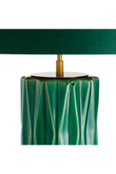 Crackled Green Ceramic Table Lamp | Eichholtz Amarello | Oroatrade.com