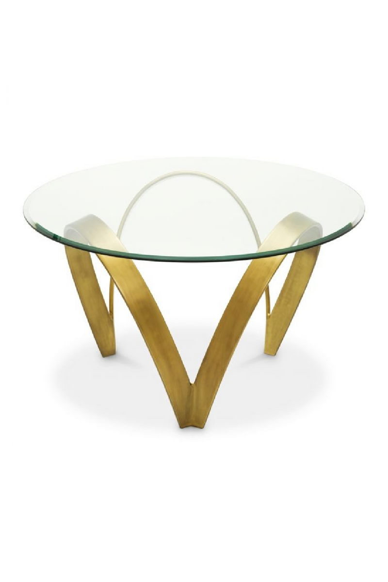 Vintage Brass Base Dining Table | Eichholtz Soquel | Oroatrade.com