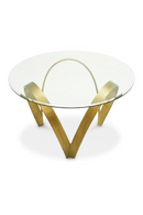 Vintage Brass Base Dining Table | Eichholtz Soquel | Oroatrade.com