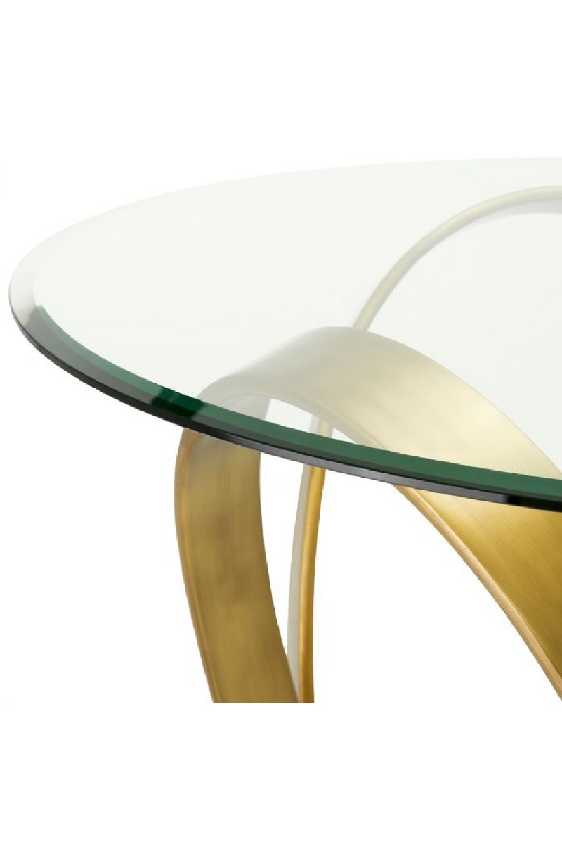 Vintage Brass Base Dining Table | Eichholtz Soquel | Oroatrade.com