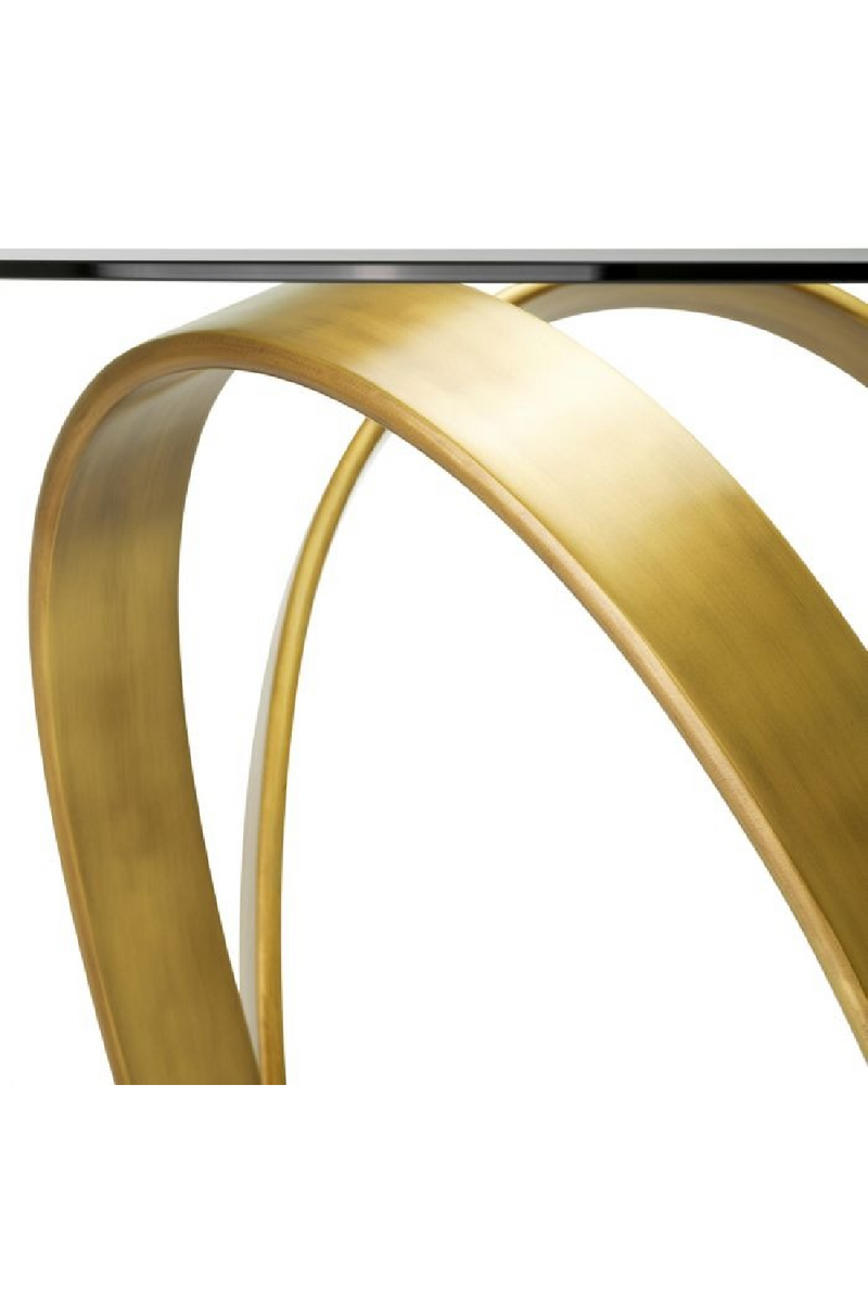 Vintage Brass Base Dining Table | Eichholtz Soquel | Oroatrade.com