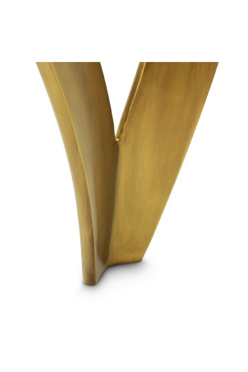 Vintage Brass Base Dining Table | Eichholtz Soquel | Oroatrade.com