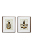 Framed Abstract Art Print Set (2) | Eichholtz Objet d'Art | Oroatrade.com