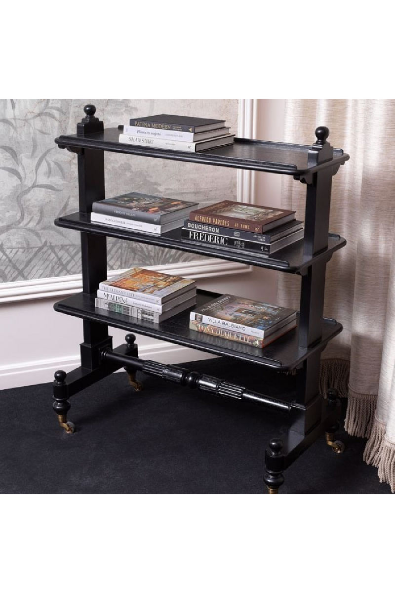 Classic Black 3-Layer Trolley | Eichholtz Lysander | Oroatrade.com