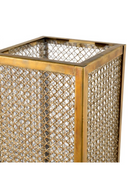 Brass Framed Rattan Hurricane | Eichholtz Cairo | Oroatrade.com