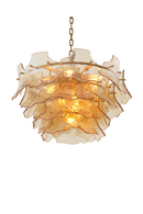 Champagne-Colored Glass Chandelier | Eichholtz Clarendon | Oroatrade.com