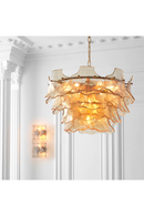Champagne-Colored Glass Chandelier | Eichholtz Clarendon | Oroatrade.com