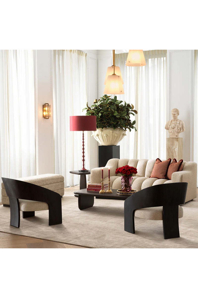 Dark Brown Mahogany Coffee Table | Eichholtz Windsor | Oroatrade.com