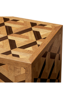 Oak Veneer Inlay Side Table | Eichholtz Rubicon | Oroatrade.com