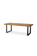 Laser-cut Oak Dining Table S | Eichholtz Rubicon | Oroatrade.com