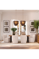 Laser-cut Oak Dining Table S | Eichholtz Rubicon | Oroatrade.com