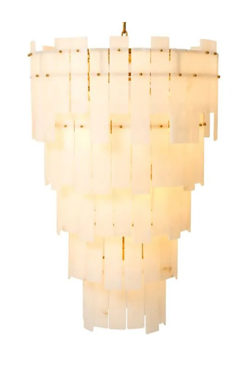 Tiered Alabaster Chandelier XL | Eichholtz Greyson | Oroatrade.com
