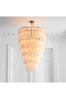Tiered Alabaster Chandelier XL | Eichholtz Greyson | Oroatrade.com