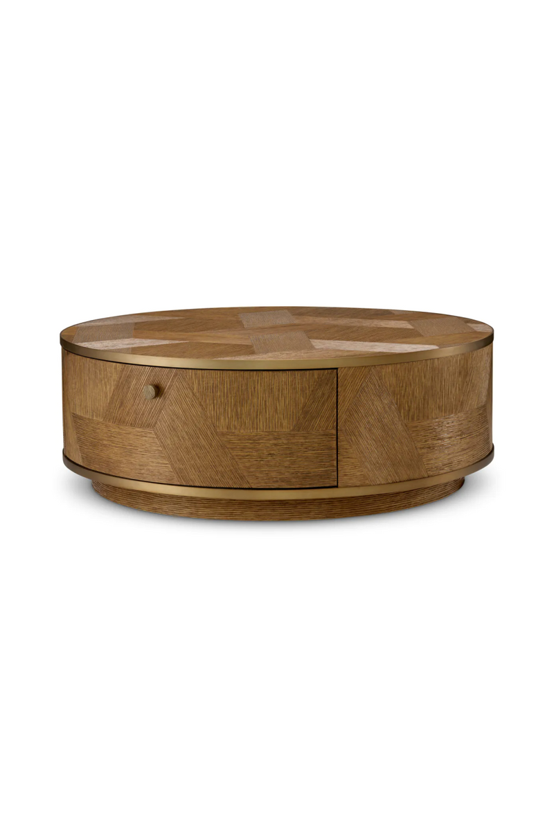 Carved Oak 1-Drawer Coffee Table | Eichholtz Velutto | Oroatrade.com