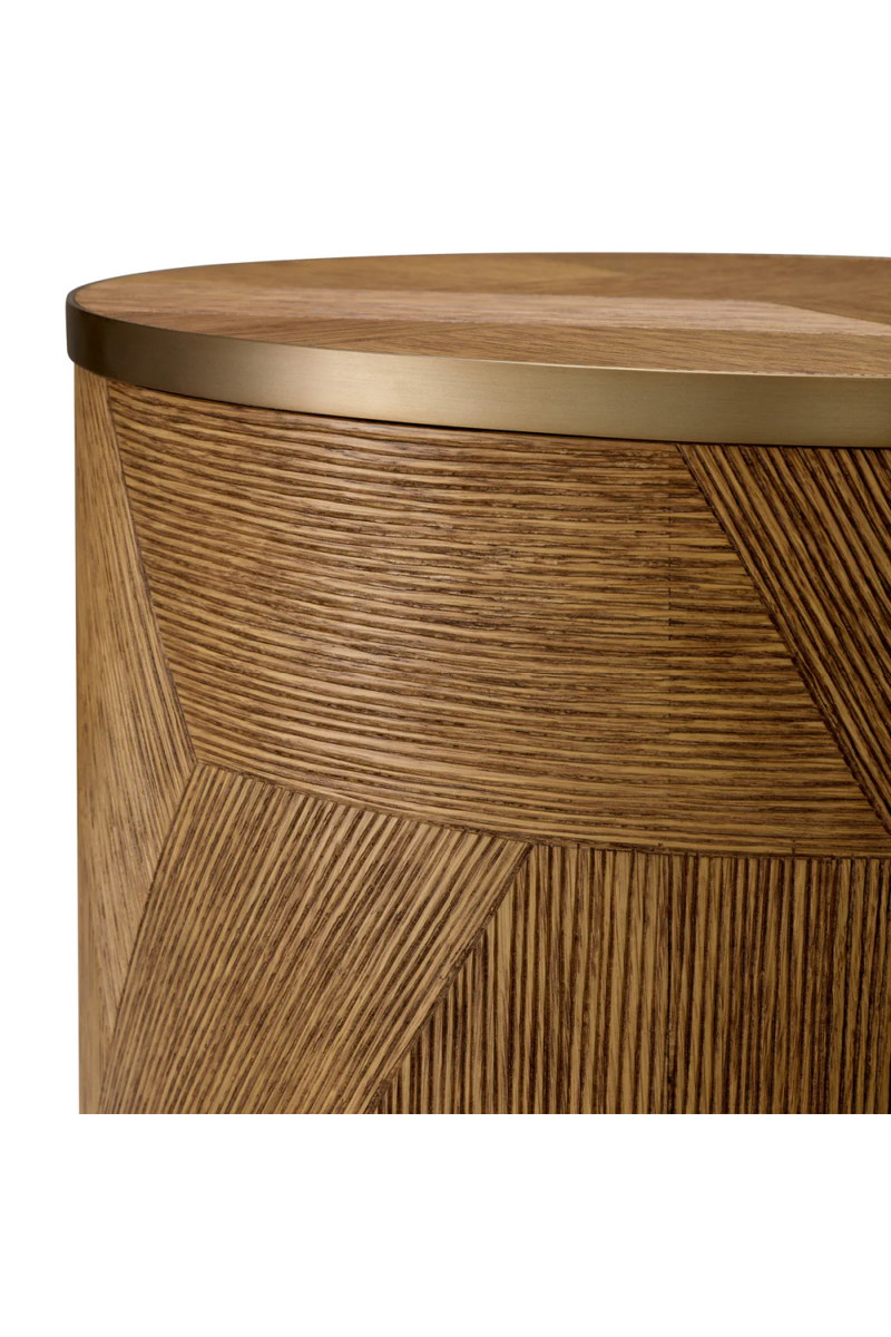Carved Oak Side Table | Eichholtz Velutto | Oroatrade.com