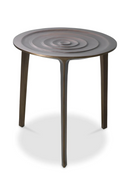 Bronze Finish Round Side Table | Eichholtz Granito | Oroatrade.com